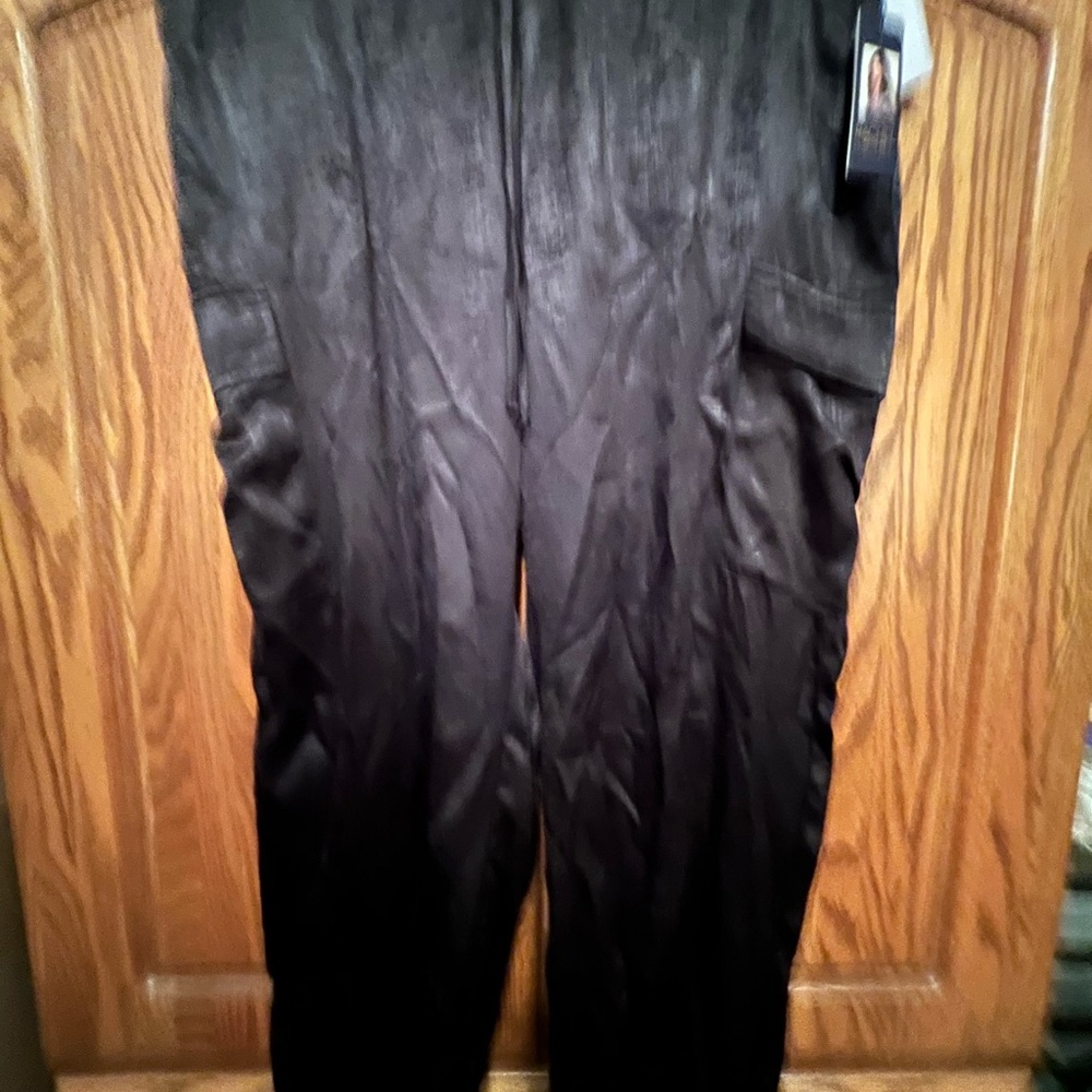 RACHEL Rachel Roy Women’s Black Cargo Pants